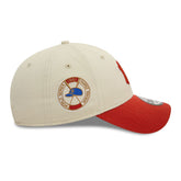 Cappello New Era 940 New York Yankees World Series Beige Rosso | NonSoloSport