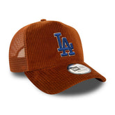 Cappello 940 Trucker New Era LA Dodgers Cord Marrone | NonSoloSport