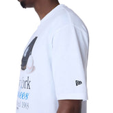 T-Shirt Uomo New Era New York Yankees MLB Script Bianco | NonSoloSport