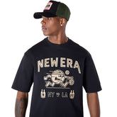 T-Shirt Uomo New Era Basketball Graphic Nero | NonSoloSport