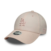 Cappello Donna New Era 9Forty LA Dodgers MLB League Essential Midi Rosa | NonSoloSport