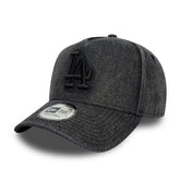 Cappello New Era 9Forty E-Crown LA Dodgers MLB Denim Nero | NonSoloSport