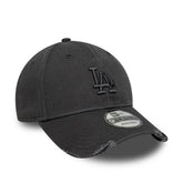 Cappello New Era 9Forty LA Dodgers MLB Washed Distressed Grigio Antracite | NonSoloSport