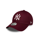Cappello New Era 9FORTY New York Yankees MLB Metallic Rosso Scuro | NonSoloSport