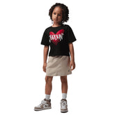 Set T-Shirt Gonna Bambino Jordan Heart Nero | NonSoloSport