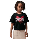 Set T-Shirt Gonna Bambino Jordan Heart Nero | NonSoloSport