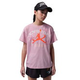 T-Shirt Ragazzo Nike Jordan Geo World Tour Rosa | NonSoloSport