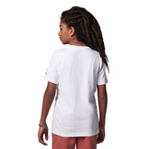 T-Shirt Bambino Nike Jordan MJ Photo Bianco Rosso | NonSoloSport