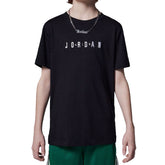 T-Shirt Bambino Nike Jordan Embroidered Logo Nero | NonSoloSport