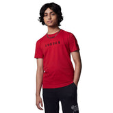 T-Shirt Bambino Nike Jordan Embroidered Logo Rosso | NonSoloSport