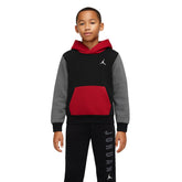 Felpa Ragazzo Nike Brooklyn Nero Rosso | NonSoloSport