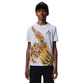 T-Shirt Ragazzo Jordan 23 Skeleton Rings Bianco Oro | NonSoloSport