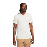 T-Shirt Uomo Nike Small Logo Nsw Club Bianco Sporco | NonSoloSport