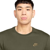 T-Shirt Uomo Nike Sportswear Club Verde Oliva | NonSoloSport