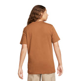 T-Shirt Uomo Nike Small Logo Nsw Club Marrone | NonSoloSport