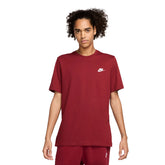 T-Shirt Uomo Nike Sportswear Club Rosso | NonSoloSport