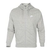 Nike Felpa Full Zip Cappuccio Nsw Club Uomo Grigio | NonSoloSport