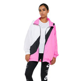 Nike Giacca Antivento Swoosh Windbreaker Donna Rosa | NonSoloSport