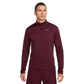 T-Shirt Uomo Nike Pacer Manica Lunga Bordeaux | NonSoloSport
