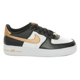 Sneakers Ragazzo Nike Air Force 1 Bianco Nero Oro | NonSoloSport