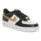 Sneakers Ragazzo Nike Air Force 1 Bianco Nero Oro | NonSoloSport