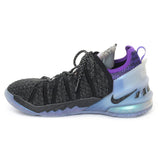 Nike LeBron 18 Gs Nero Viola | NonSoloSport