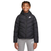 Nike Giubbetto Full Zip Cappuccio Bmabino Nero | NonSoloSport