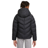 Nike Giubbetto Full Zip Cappuccio Bmabino Nero | NonSoloSport