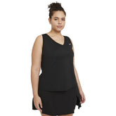 Nike Canotta NikeCourt Victory Donna Nero | NonSoloSport
