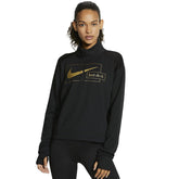 Nike Felpa Iconclash Running Donna Nero | NonSoloSport