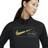 Nike Felpa Iconclash Running Donna Nero | NonSoloSport