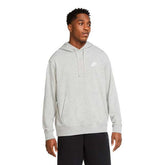 Nike Felpa Cappuccio Club Uomo Grigio | NonSoloSport