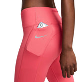 Leggings Donna Nike Nk Epic Fast Crop Rosso | NonSoloSport