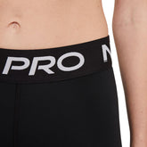 Shorts Donna Nike Pro 365 Nero Bianco | NonSoloSport