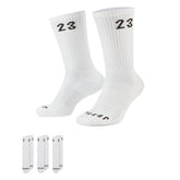 Calze Nike Jordan Essentials Crew 3 Pack Bianco Nero | NonSoloSport