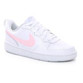 Nike Court Borough Low 2 Gs Bianco Rosa | NonSoloSport