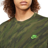 Nike T-Shirt Sportswear Essential Aop Uomo Verde Nero | NonSoloSport