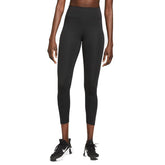 Nike Leggings Crop One Logo Strass Donna Nero | NonSoloSport