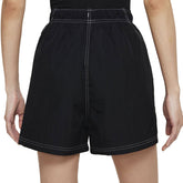 Nike Short Sportswear Swoosh Donna Nero Bianco | NonSoloSport