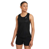 Nike Canotta W Nk Df Race Singlet Donna Nero | NonSoloSport