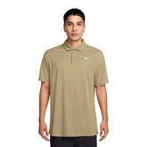 Polo Manica Corta Uomo Nike Court Dri-FIT Marrone | NonSoloSport