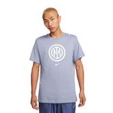 T-Shirt Uomo Nike Inter Nk Crest Tee Cenere | NonSoloSport