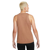 Nike Canotta One Swoosh Leo Donna Marrone | NonSoloSport