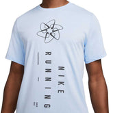 Nike T-Shirt Dri-Fit Run Division Uomo Azzurro Nero | NonSoloSport