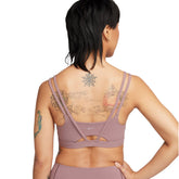Top Donna Nike Bra Trace Alate Viola Platino | NonSoloSport