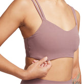 Top Donna Nike Bra Trace Alate Viola Platino | NonSoloSport