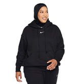Nike Felpa Sportswear Phoenix Fleece Donna Nero | NonSoloSport