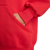 Felpa Donna Nike Sportswear Phoenix Fleece Rosso | NonSoloSport