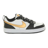 Sneakers Ragazzo Nike Court Borough Low Recraft Nero Bianco Oro | NonSoloSport