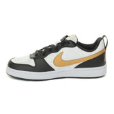 Sneakers Ragazzo Nike Court Borough Low Recraft Nero Bianco Oro | NonSoloSport